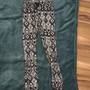 Girl Black and white joggers